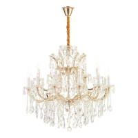 Люстра iLamp Diamond 6071-18 GD+CL