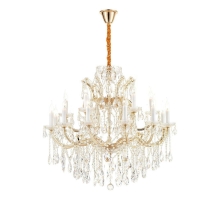 Люстра iLamp Diamond 6071-18 GD+CL