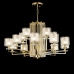 Люстра Crystal Lux Nicolas SP-PL10+5 Gold/White