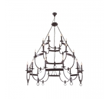 Люстра Crystal Lux Suerte Brown SP12+6+6