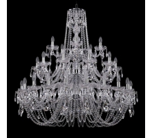 Люстра Хрустальная Bohemia Crystal 1402/20+10+5/400/3d/Ni