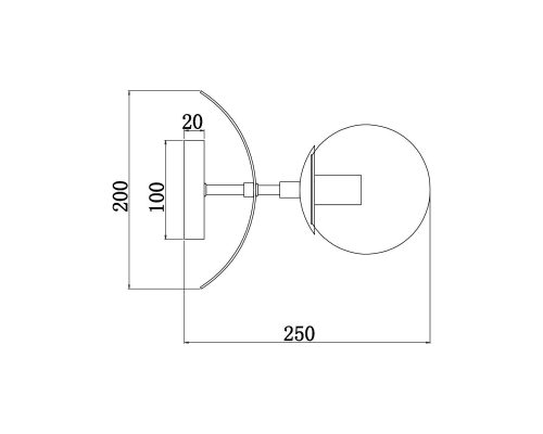 Бра Vele Luce Intenso VL1413W01