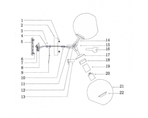 Бра Lightstar Beta 785627