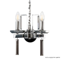 Бра Crystal Lux Marron AP2 Chrome