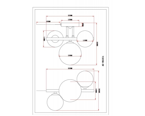 Бра Moderli Molly V10786-3W