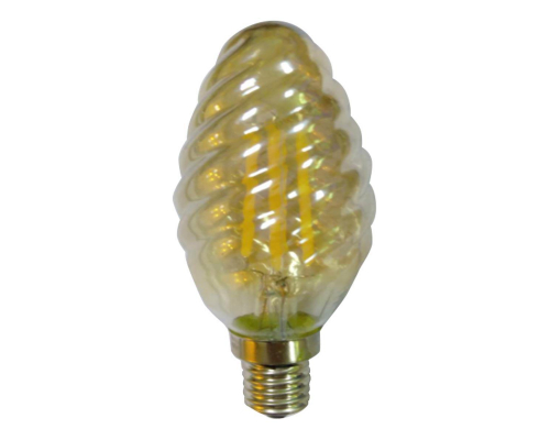Лампа светодиодная Kink Light E14 6W 2700K золотая 098356-1,33