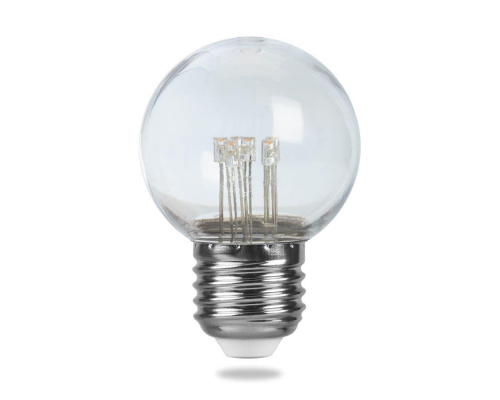 Лампа светодиодная Feron E27 1W 2700K прозрачная LB-378 41918
