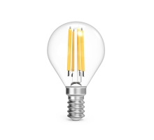Лампа светодиодная филаментная Gauss E14 13W 2700K прозрачная 105801113