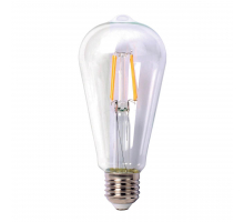 Лампа светодиодная филаментная Thomson E27 7W 2700K прямосторонняя трубчатая прозрачная TH-B2105