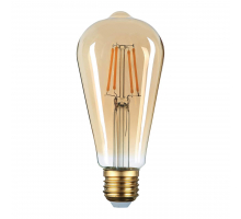 Лампа светодиодная филаментная Thomson E27 9W 2400K прямосторонняя трубчатая прозрачная TH-B2130