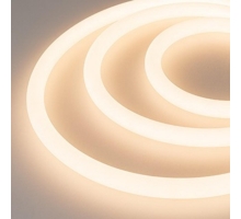 Гибкий неон Arligh 8,6W/m 560LED/m CSPSMD теплый белый 5M MOONLIGHT-TOP-X560-D13mm 24V Warm3000 360deg 039551