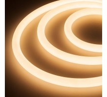 Гибкий неон Arlight 14,4W/m 336LED/m 2835SMD теплый белый 5M Moonlight-Top-A336-D18mm 24V Warm3000 360deg 038754