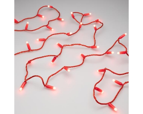 Уличная светодиодная гирлянда Ardecoled нить 230V красный ARD-String-Classic-10000-Red-100Led-Milk-STD Red 028210