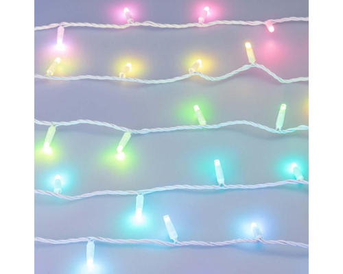 Уличная светодиодная гирлянда Ardecoled нить 230V разноцветная ARD-String-Classic-10000-White-95Led-Live RGBW-DMX 031745
