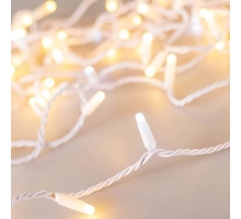 Уличная светодиодная гирлянда Ardecoled нить 230V теплый белый ARD-String-Classic-10000-White-100Led-Milk-Flash Warm 031205