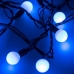 Уличная светодиодная гирлянда Ardecoled шарики 230V синий ARD-Ball-Classic-D23-10000-Black-80Led Blue 025600