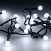 Уличная светодиодная гирлянда Ardecoled шарики 230V белый ARD-Ball-Classic-D13-5000-Black-50Led White 025565