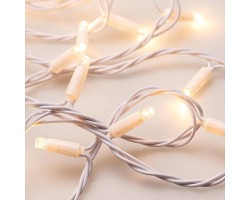 Уличная светодиодная гирлянда Ardecoled нить 230V теплый белый ARD-String-Classic-10000-White-100Led-Std Warm 025809