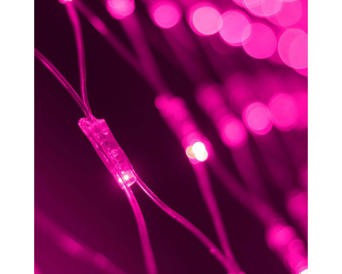 Уличная светодиодная гирлянда Ardecoled сеть 230V розовый ARD-Netlight-Classic-2000X1500-Clear-288Led Pink 024683