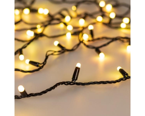 Уличная светодиодная гирлянда Ardecoled нить 230V разноцветная ARD-String-Classic-20000-Black-200Led-Milk-Sync RGB 028205