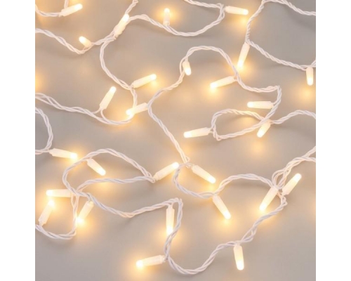Уличная светодиодная гирлянда Ardecoled нить 230V теплый белый ARD-String-Classic-1000-White-100Led-Milk-Pulse Warm 031646