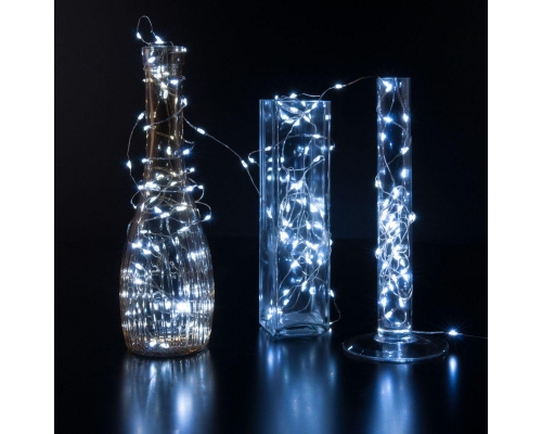 Светодиодная гирлянда Eurosvet Нить Роса 230V 400-009 белый