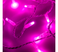 Уличная светодиодная гирлянда Ardecoled нить 230V розовый/белый ARD-String-Classic-10000-White-100Led-Flash Pink 025822