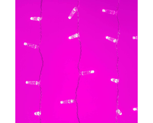 Уличная светодиодная гирлянда Ardecoled занавес 230V розовый ARD-Curtain-Classic-2000X3000-Clear-760Led Pink 024862