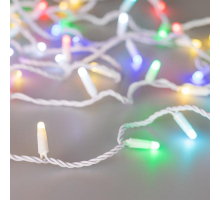 Уличная светодиодная гирлянда Ardecoled нить 230V разноцветная ARD-String-Classic-10000-White-100Led-Milk-Sync RGB 028208