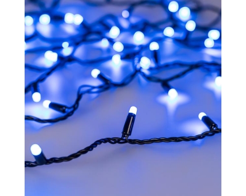 Уличная светодиодная гирлянда Ardecoled нить 230V разноцветная ARD-String-Classic-20000-Black-200Led-Milk-Sync RGB 028205