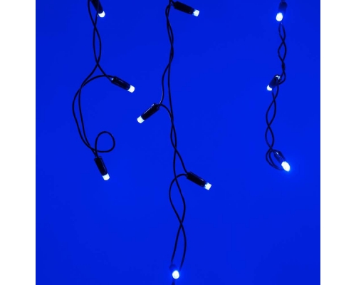 Уличная светодиодная гирлянда Ardecoled бахрома 230V синий ARD-Edge-Classic-2400X600-Black-88Led-Std Blue 026009