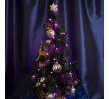 Светодиодная гирлянда Feron Линейная 230V розовая 8 режимов CL04 32301