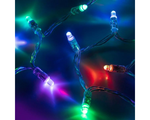 Уличная светодиодная гирлянда Ardecoled нить 12V разноцветная ARD-String-Classic-6000-Clear-40Led-Live RGB-SPI 028806