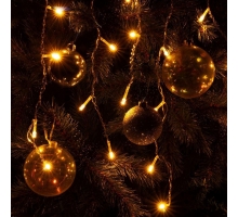 Светодиодная гирлянда Eurosvet Бахрома 230V 100-001 теплый белый