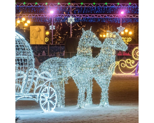 Уличная светодиодная гирлянда Ardecoled нить 230V белый ARD-String-Classic-10000-White-100Led-Flash White 025812