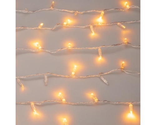 Уличная светодиодная гирлянда Ardecoled нить 230V желтый ARD-String-Classic-1000-Clear-100Led-Pulse Yellow 031642