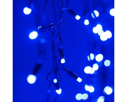 Уличная светодиодная гирлянда Ardecoled бахрома 230V синий ARD-Edge-Classic-2400X600-Black-88Led-Std Blue 026009