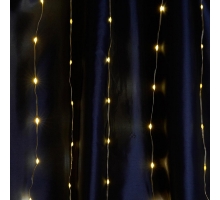 Светодиодная гирлянда Feron Занавес 230V 2700K теплый белый с эффектом водопада CL26 48595
