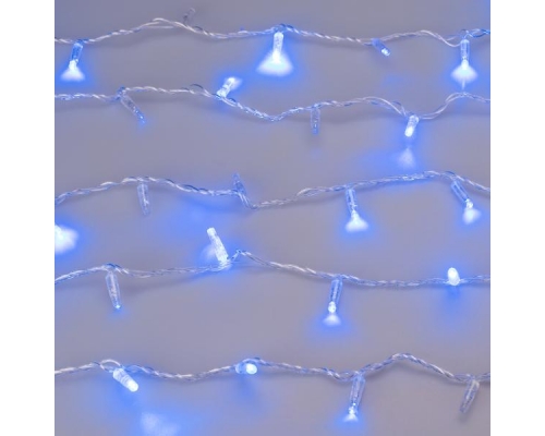 Уличная светодиодная гирлянда Ardecoled нить 230V синий ARD-String-Classic-1000-Clear-100Led-Pulse Blue 031641