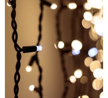 Уличная светодиодная гирлянда Ardecoled занавес 230V теплый белый/белый ARD-Curtain-Pro-2000X3000-Black-760Led-Flash Warm/White 026059