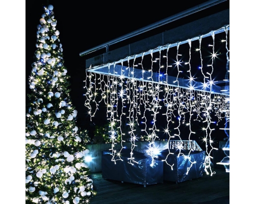 Уличная светодиодная гирлянда Ardecoled бахрома 230V белый ARD-Edge-Classic-2400X600-White-88Led-Std White 026018