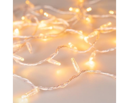 Уличная светодиодная гирлянда Ardecoled нить 230V желтый ARD-String-Classic-1000-Clear-100Led-Pulse Yellow 031642