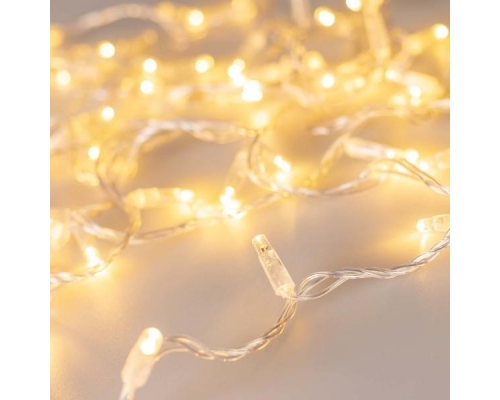 Уличная светодиодная гирлянда Ardecoled нить 230V теплый белый ARD-String-Classic-10000-Clear-100Led-Flash Warm/Warm 025814