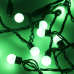 Уличная светодиодная гирлянда Ardecoled шарики 230V зеленый ARD-Ball-Classic-D17.5-10000-Black-100Led Green 025581