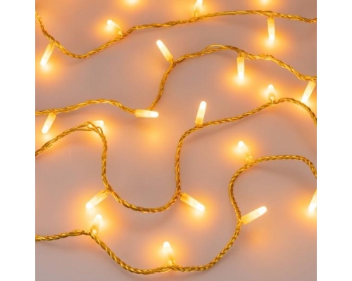 Уличная светодиодная гирлянда Ardecoled нить 230V желтый ARD-String-Classic-10000-Yellow-100Led-Milk-STD Yellow 031200