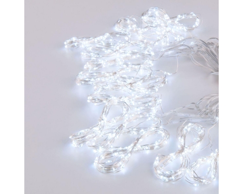 Светодиодная гирлянда Eurosvet Занавес Роса 230V 200-006 белый