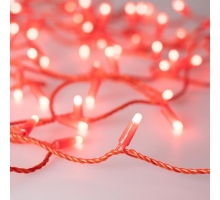 Уличная светодиодная гирлянда Ardecoled нить 230V красный ARD-String-Classic-10000-Red-100Led-Milk-STD Red 028210