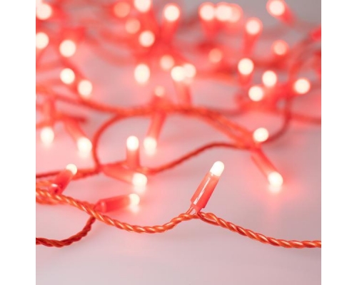 Уличная светодиодная гирлянда Ardecoled нить 230V красный ARD-String-Classic-10000-Red-100Led-Milk-STD Red 028210