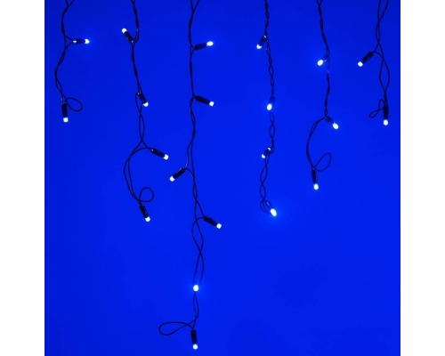 Уличная светодиодная гирлянда Ardecoled бахрома 230V синий ARD-Edge-Classic-2400X600-Black-88Led-Std Blue 026009