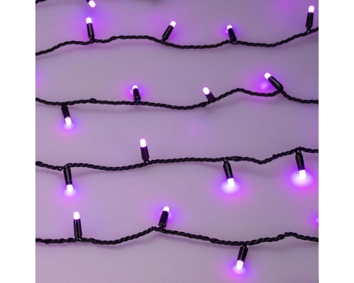 Уличная светодиодная гирлянда Ardecoled нить 230V разноцветная ARD-String-Classic-10000-Black-100Led-Milk-Live RGB-DMX 031746